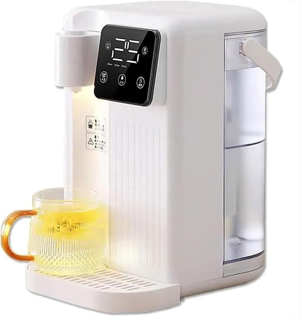 Instant Hot Water Dispenser, 3L Electric Hot Water Boiler with LED Night Light, 3 Water Volume Choices and 13 Stage Temperature Adjustment, 3 Seconds Quick Heating and Easy to Use, for Kitchen