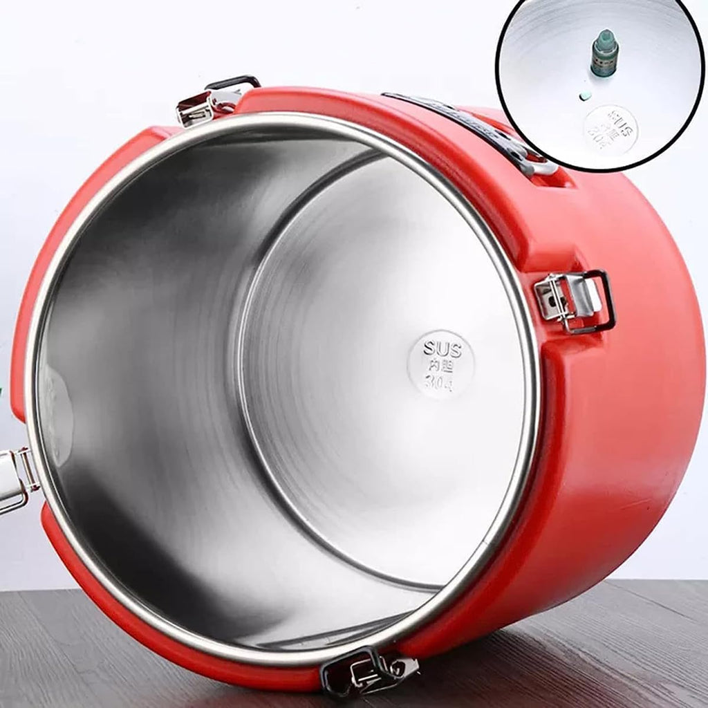 Commercial Thermal Insulation Large Container,Stainless Steel Hot Water Dispenser Coffee Urn, with Faucet for Restaurants, Soups, Durable & Convenient (Size:20L)