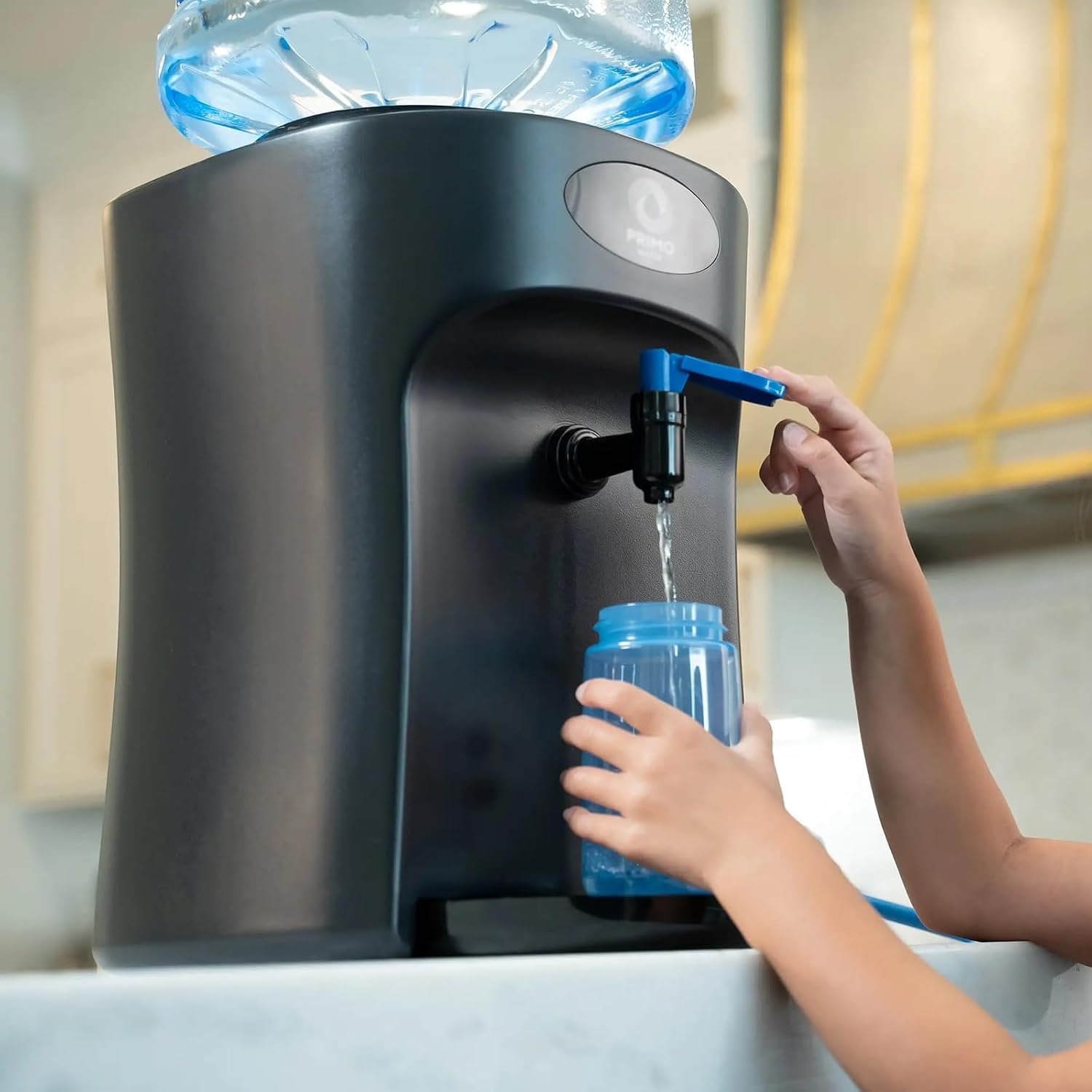 GRFIT Compact Countertop Water Dispenser with Removable Nozzle for Home Office Hot Water Dispenser