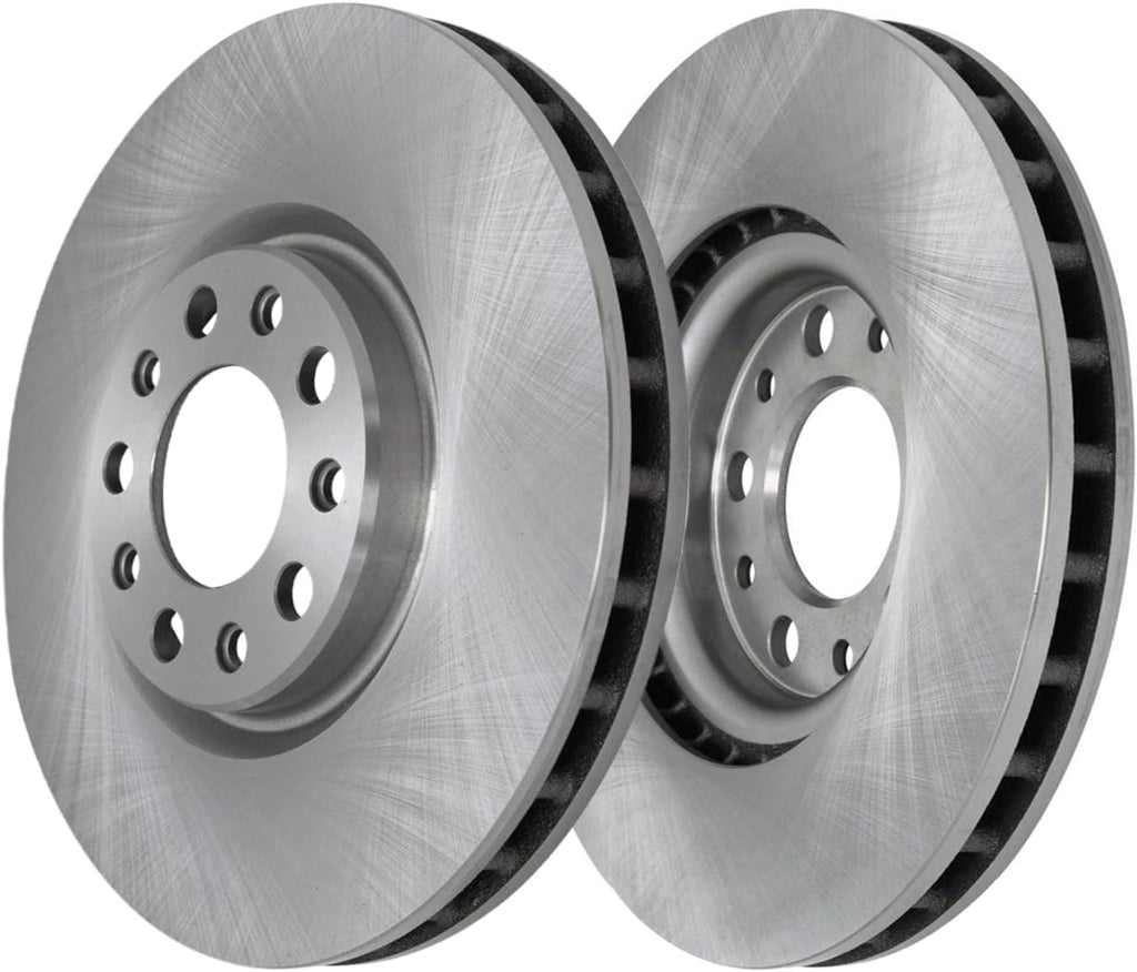 Detroit Axle - Brake Kit for 2015-2017 Chrysler 200, Disc Brake Rotors Ceramic Brakes Pads Replacement : 12.99' inch Front and 10.95' inch Rear Rotor Size