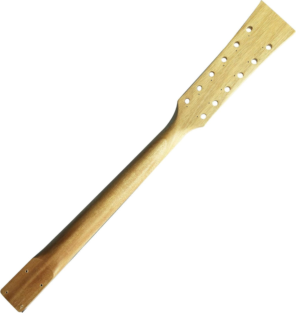 DIY Double Neck Guitarr Kits Beginner Kits 12 String Right Handed with Mahogany Body Mahogany Neck Rosewood Fingerboard Chrome Hardware Build Your Own Guitarr.