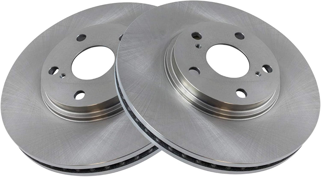 TRQ Front Brake Pad & Rotor Kit Ceramic Compatible with 2004-2006 Lexus ES330