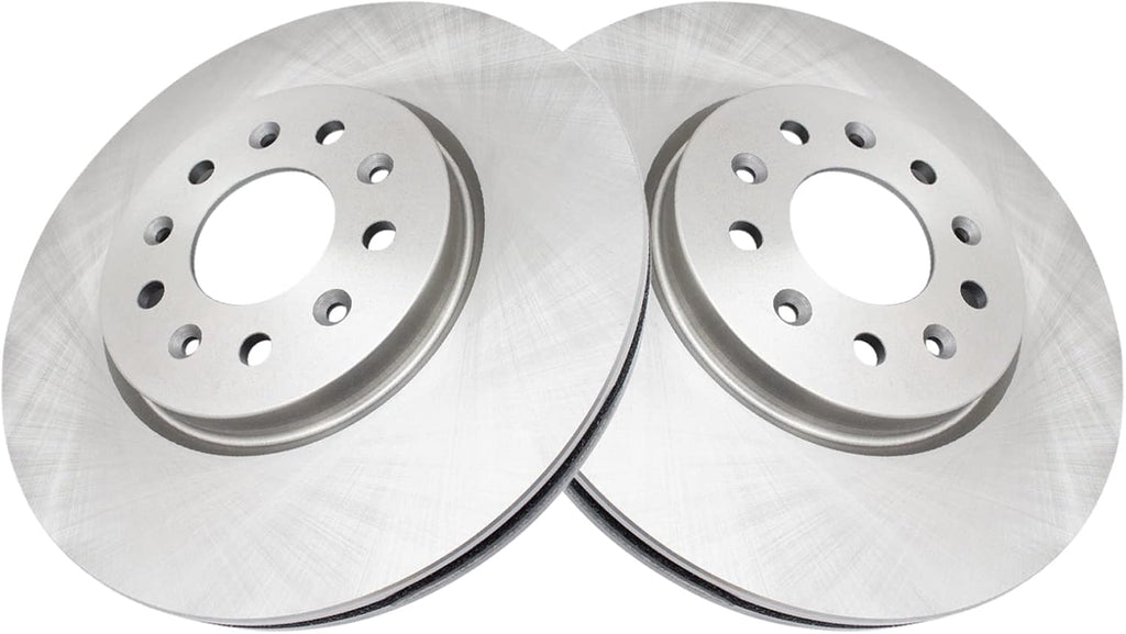 TRQ Front Brake Pad and Rotor Set Ceramic Compatible with 2016-2018 Buick Envision 2017-2018 LaCrosse 2018-2020 Regal Sportback Regal TourX Chevrolet Equinox GMC Terrain