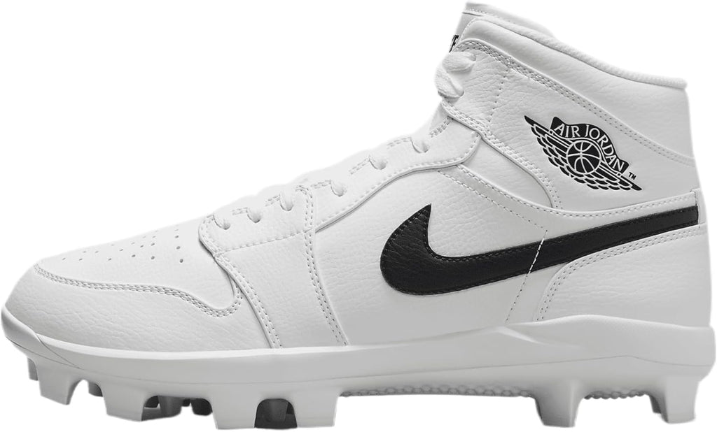 Jordan 1 Retro MCS Men's Baseball Cleats (White/Black) Size 12