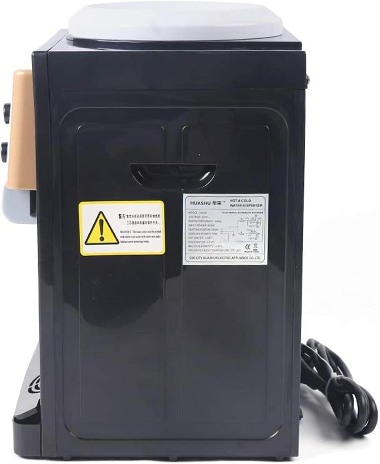 Water Dispenser Electric Countertop Water Dispenser - Hot and Cold, Room Temperature, 3 to 5 Gallon, No Refrigeration, Brown Color(No Refrigeration)