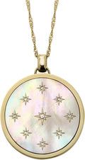 Fossil Women's Gold-Tone Stainless Steel Pendant Chain Necklace for Women