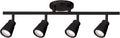 WAC Lighting, Solo 4 Light LED Energy Star Fixed Rail 3000K in Black