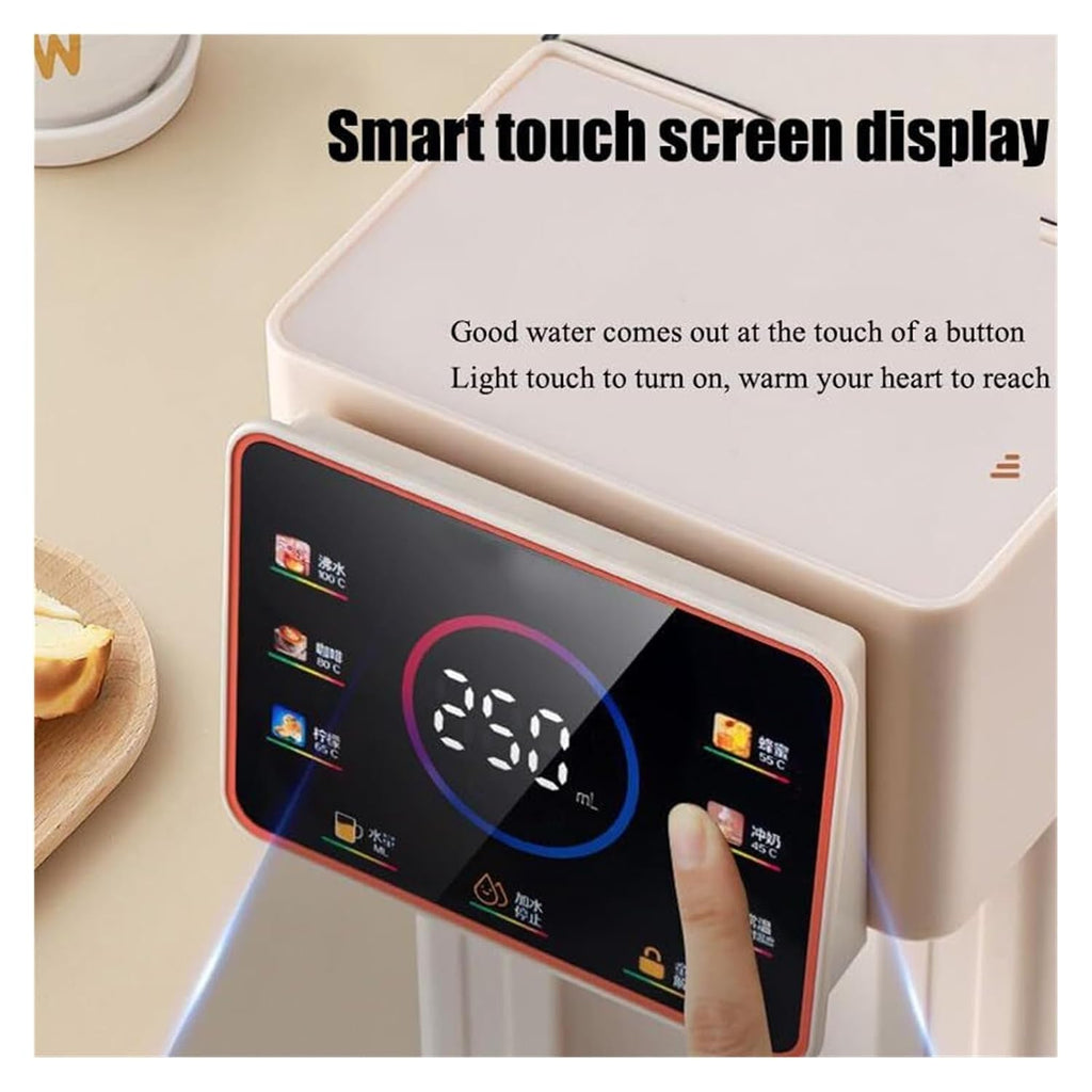 Instant Hot Water Dispenser, 2000W Fast Boil 3L Countertop Water Heater with 6 Temperature Settings, LED Touch Screen, Child Lock, BPA-Free Tank for Home, Office, Kitchen