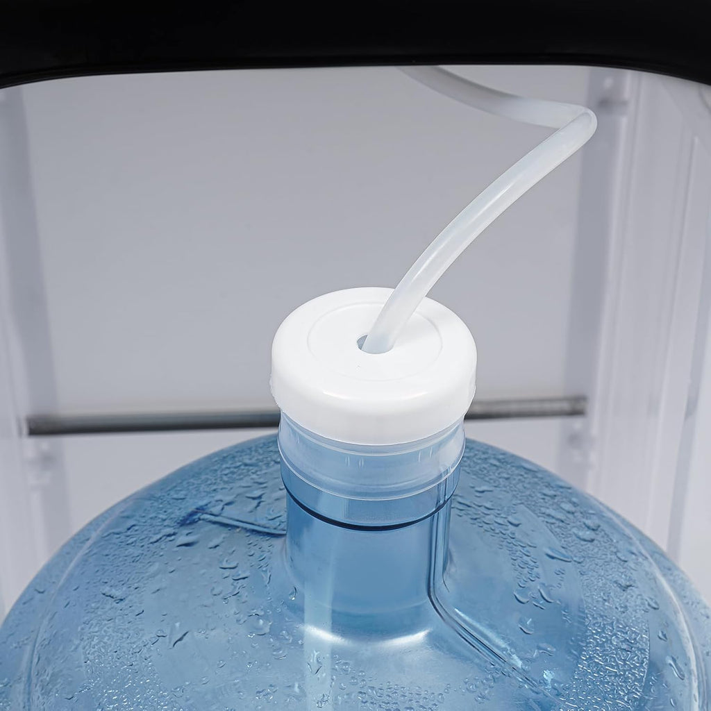 Bottom Loading Water Cooler Dispenser, Hot & Cold Water Cooler Countertop Electric Hot and Cold Water Dispenser with 3 Temperature Settings for Home, Office, Commercial (White)