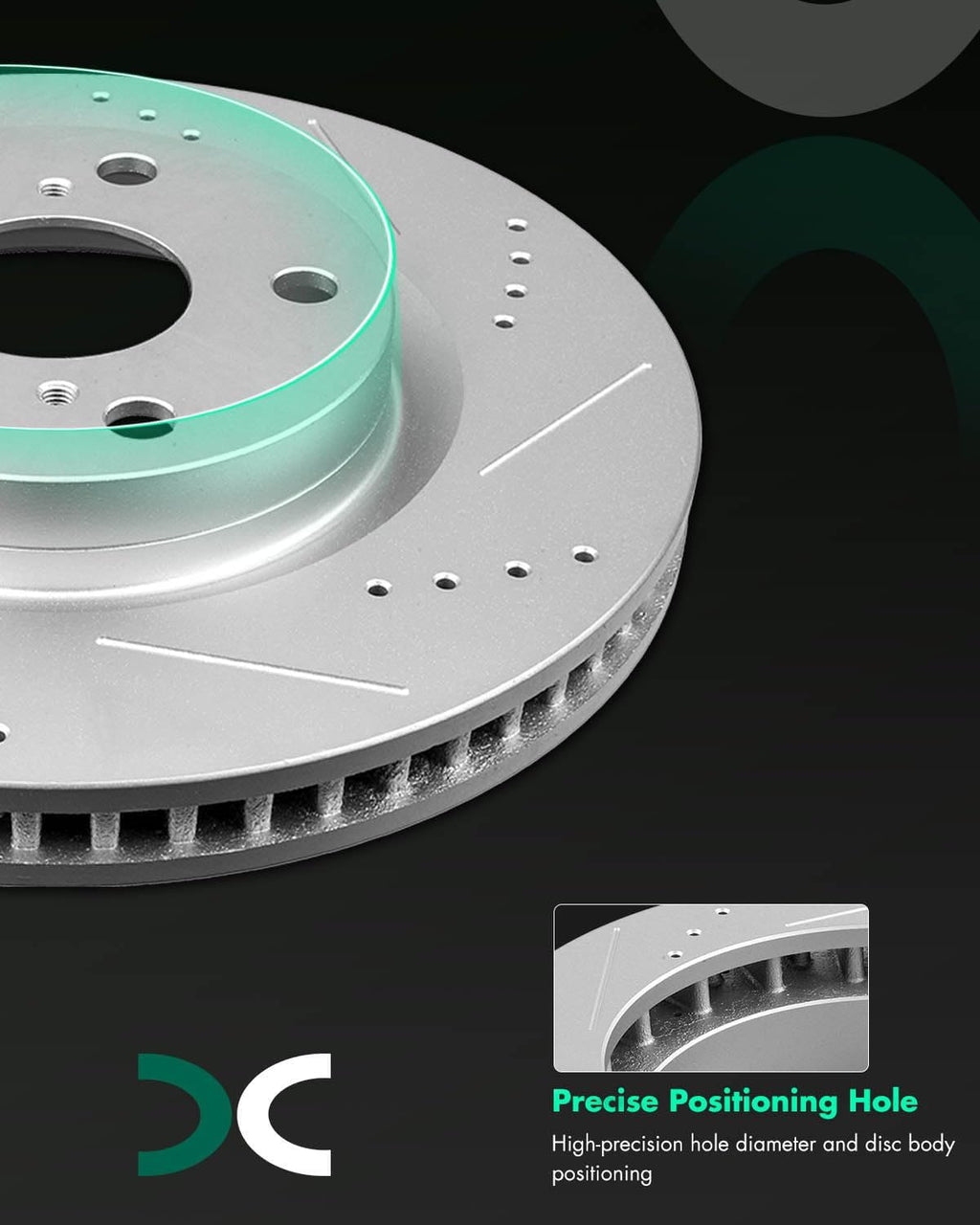 SCITOO Front 11.65' Brake Pads and Rotors Kits Fit For Lexus ES300h 2013-2018,For Lexus ES350 2007-2018,For Toyota Avalon 2008-2018,For Toyota For Camry 2007-2017