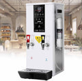 Water Boiler, Electric Commercial Hot Water Dispenser With Drip Tray, Stepping Type Boiling Water Machine, With Digital Temperature Display And Timer, For Brewing Tea Coffee Water,White