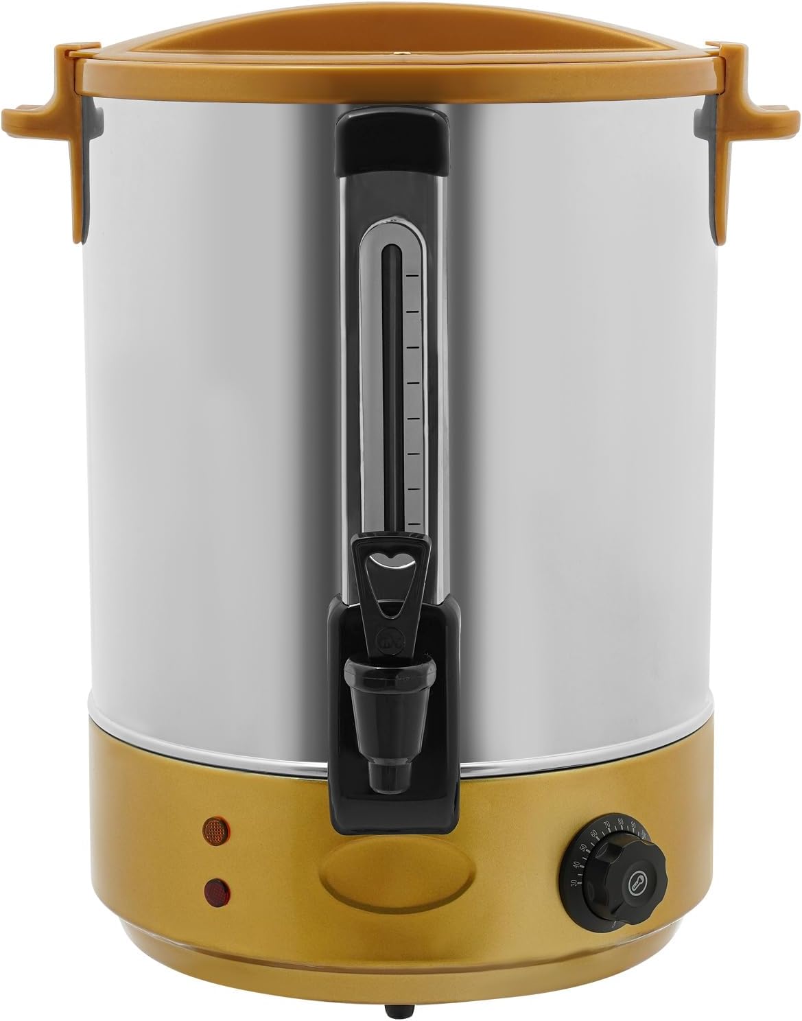 Electric Hot Water Dispenser, 2800W Commercial Water Boiler with Temperature Control, Large Capacity Heater, Electric Heat Preservation Bucket, for Coffee, Tea & Party Use