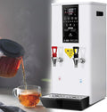 Commercial Instant Water Dispenser, 3000 w Desktop Electric Hot Water Boiler, 60°C to 100°C Adjustable, Automatic Hot Water Pot Digital Control Panel/Auto Temperature Control White