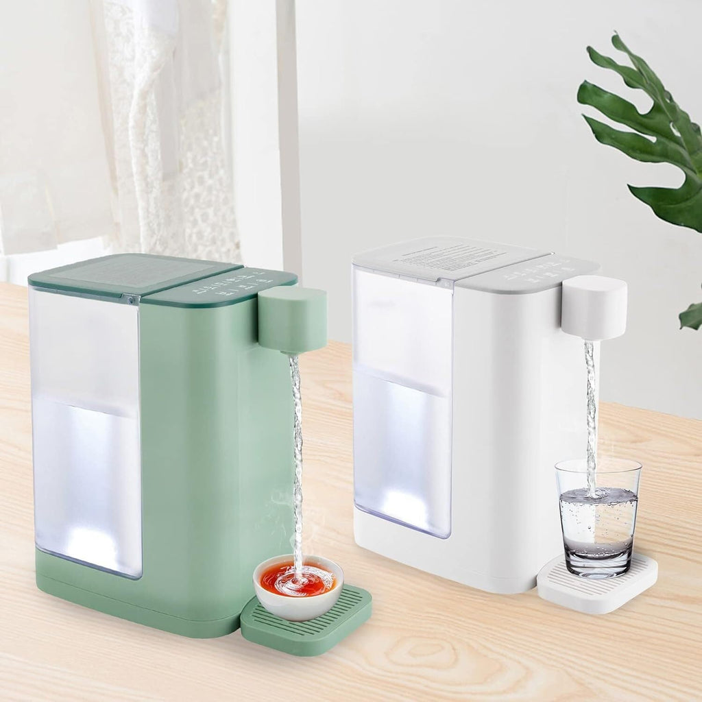 Electric Hot Water Pot Urn, Instant Hot Water Dispenser with Adjustable 5 Temperatures for Making Tea, Coffee, Hot Milk, 3L Water Tank Capacity/Green