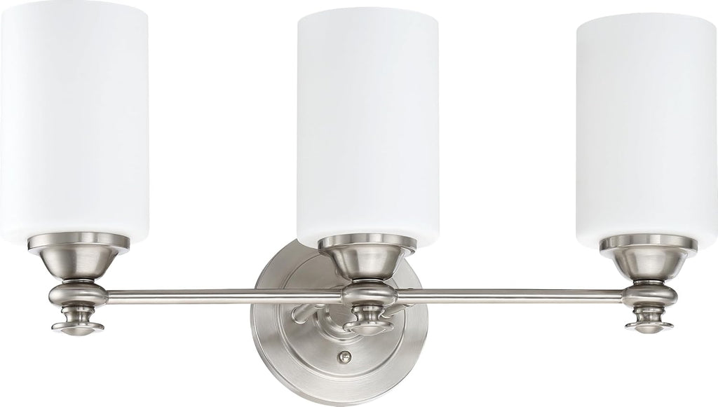 Craftmade Dardyn 3 Light Vanity Brushed Polished Nickel