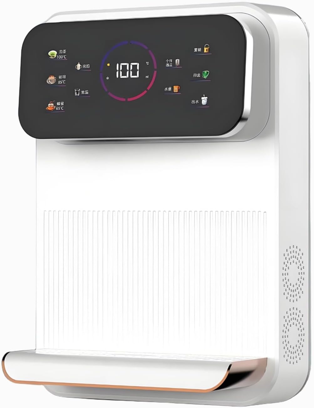 2200W Hot and Cold Water Dispenser, Wall-Mounted Instant Water Dispenser with Child Lock, Hot Waters 20L/h, for Home, Commercial(White)