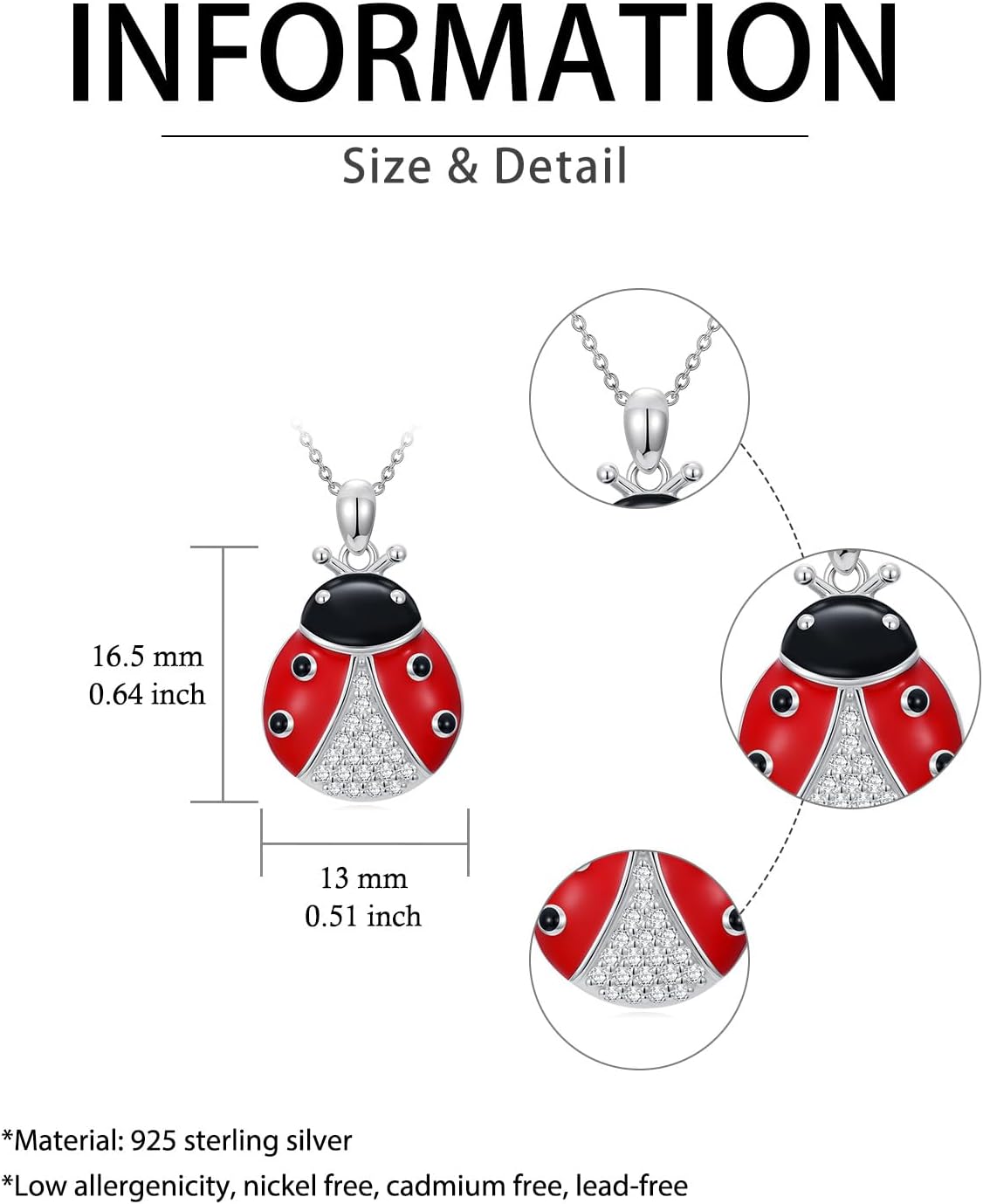 ZBA Natural Diamond Animal Necklaces for Women, 18k Gold Plated 925 Sterling Sliver Fine Jewelry Meaningful Gifts (Color F-G/Clarity I1-I2)