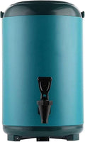 Electric Kettles Commercial Coffee Urn Hot Water Pot, Water/Beverage Dispenser for Keep Hot/Cold, Water Boiler and Beverage Warmer for Buffet, Adjustable Temperature,Blue,8L