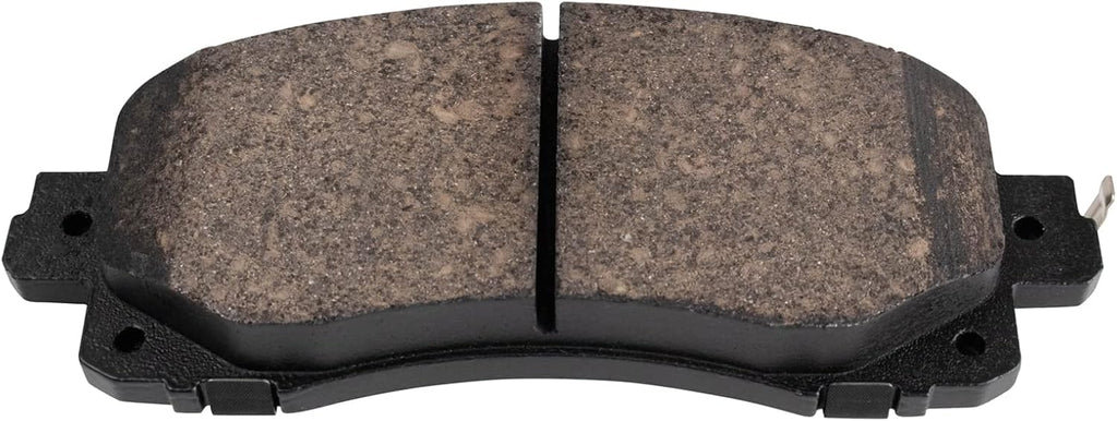TRQ Front Brake Pad and Rotor Set Ceramic Coated Vented Rotors Compatible with 2017-2019 Subaru Impreza
