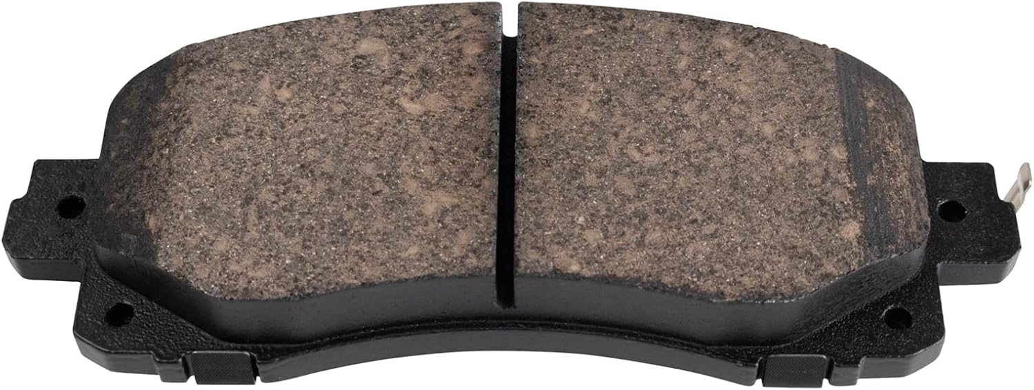 TRQ Front Brake Pad and Rotor Set Ceramic Coated Vented Rotors Compatible with 2017-2019 Subaru Impreza