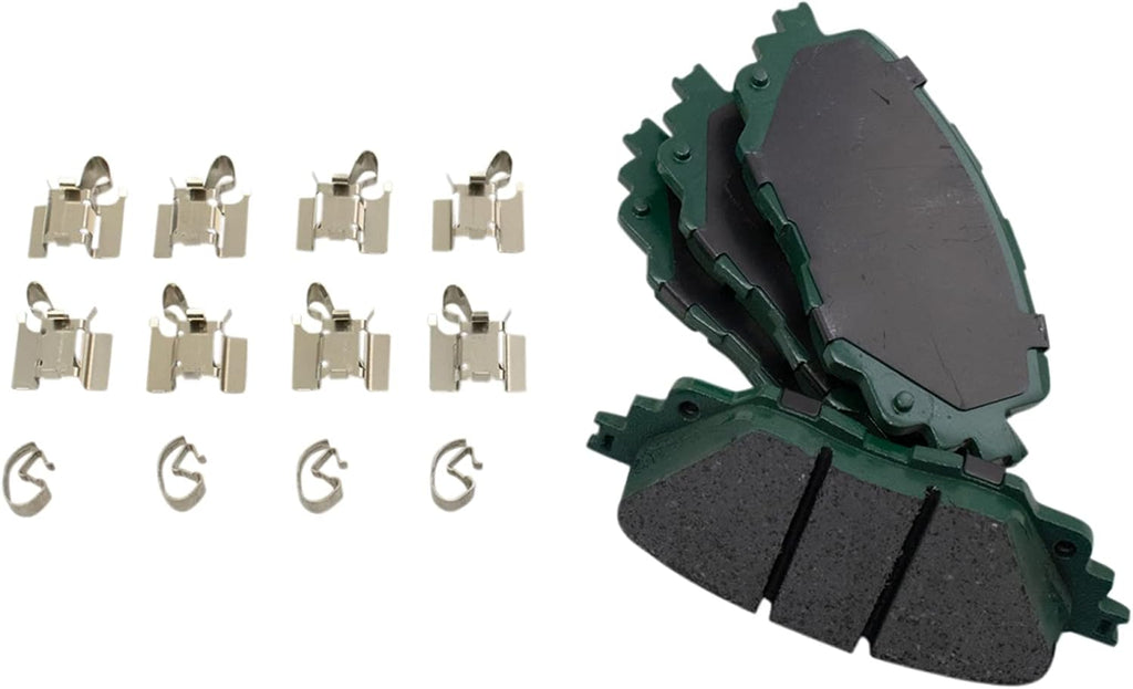 TRQ Front Brake Pad and Rotor Set Ceramic Vented Rotors Compatible with 2017-2020 Fiat 124 Spider 2016-2019 Mazda MX-5 Miata