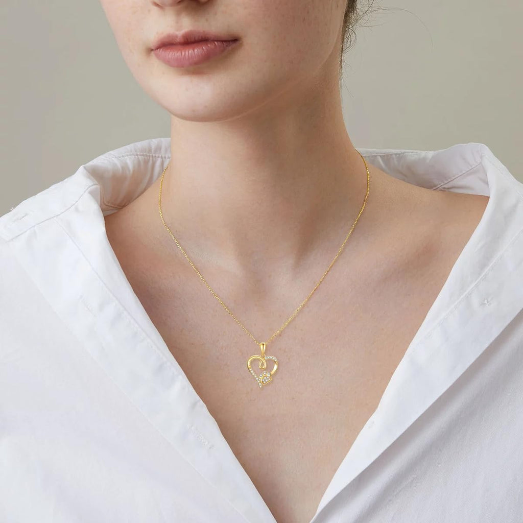 KECHO Christmas Gifts 14k Solid Gold Animals Necklace for Women Giraffe Bee Elephant Ladybug Koala Axolotl Horse Unicorn Cat Necklaces Pendant Jewelry Mothers Day Birthday for Mom Wife Friends