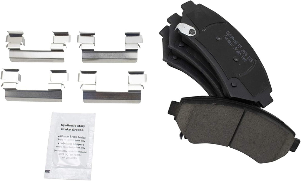 TRQ Front and Rear Brake Pad and Rotor Set Ceramic Compatible with 2000-2005 Chevrolet Impala 2000-2005 Monte Carlo 1998-1999 Oldsmobile Intrigue