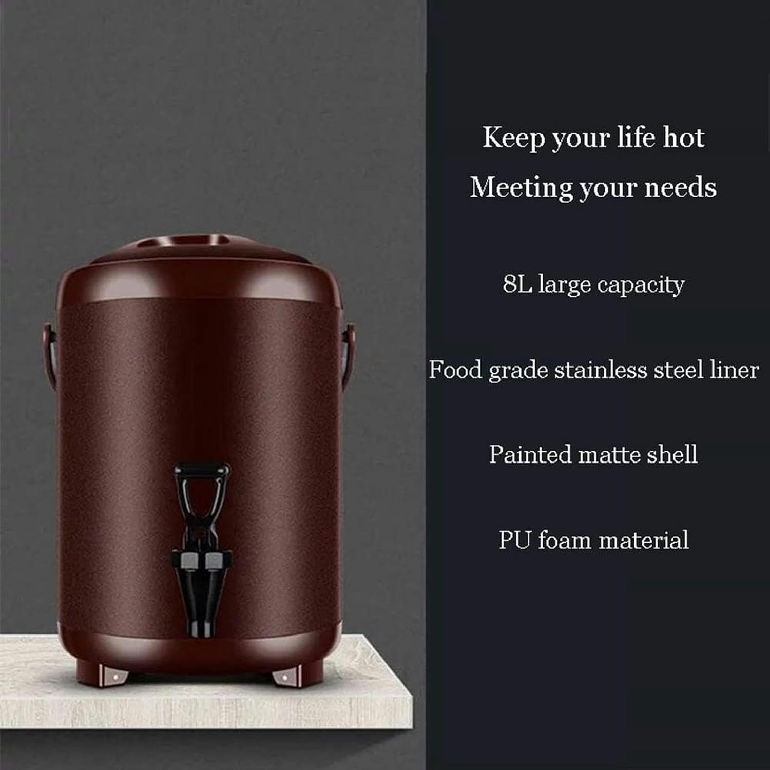 Hot Water Dispensers,Electric Kettles Commercial Coffee Urn Hot Water Pot, Water/Beverage Dispenser for Keep Hot/Cold, Water Boiler and Beverage Warmer for Buffet, Adjustable Temperatur