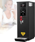 Commercial Hot Water Dispenser Electric Water Boiler Countertop 8L Black Large Capacity Electric Water Pot, Stainless Steel Hot Water Machine for Restaurant, Hotel, Office Black