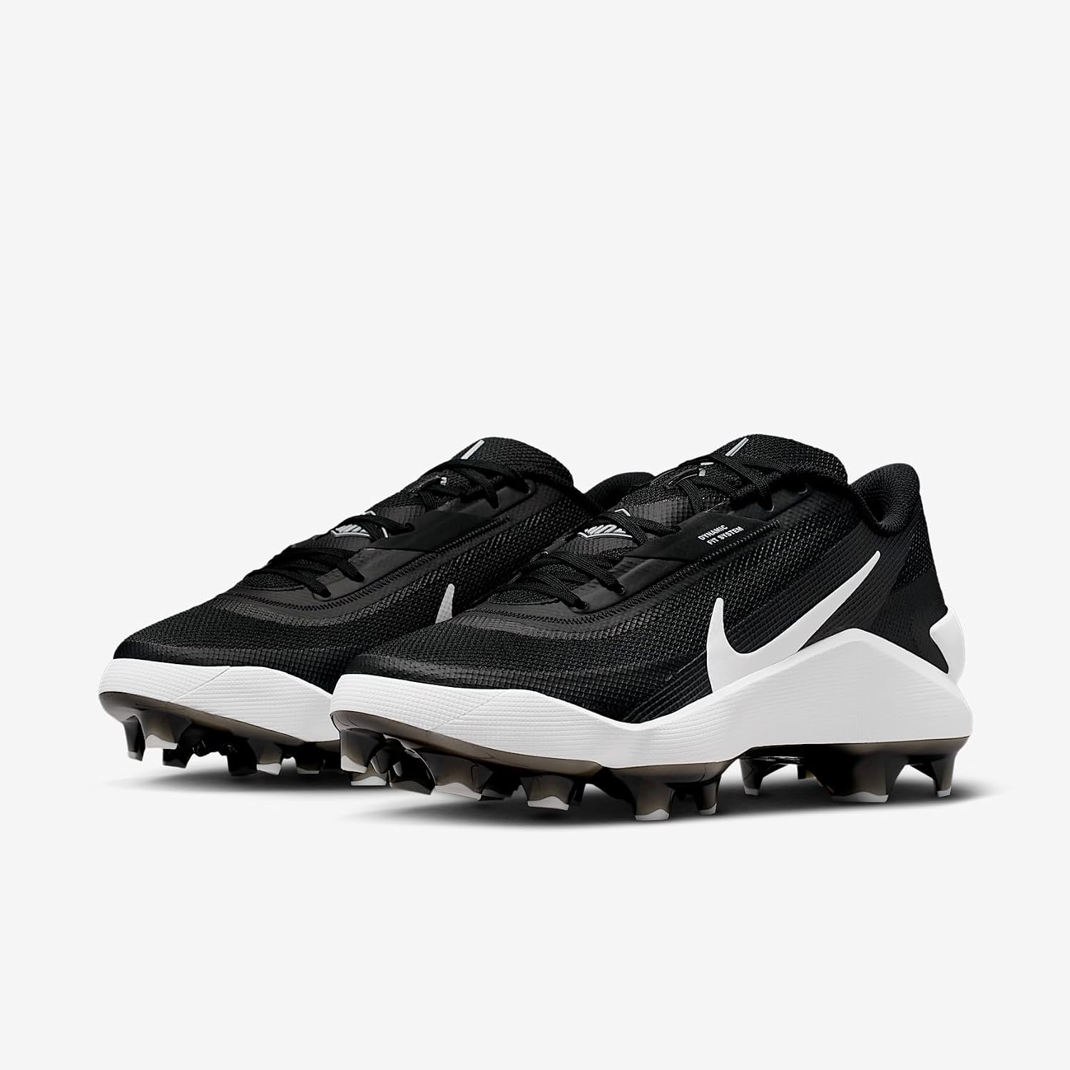 Nike Diamond Showcase MCS Baseball Cleats (Black/White)