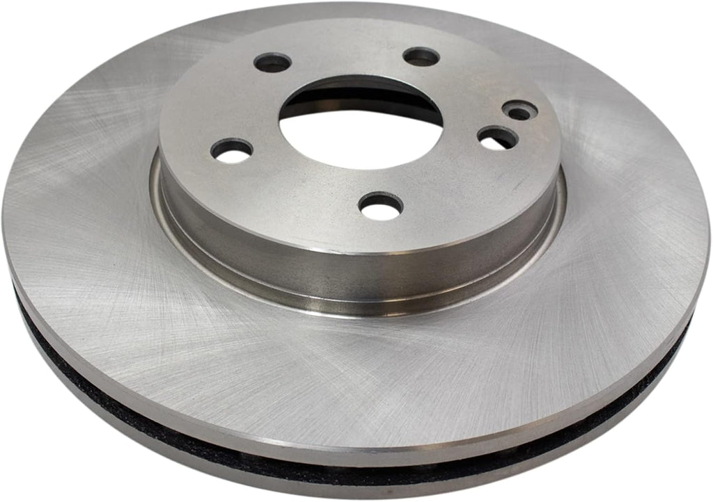 TRQ Front Brake Pad and Rotor Set Ceramic Vented Rotors Compatible with 2003-2009 Mercedes-Benz E320