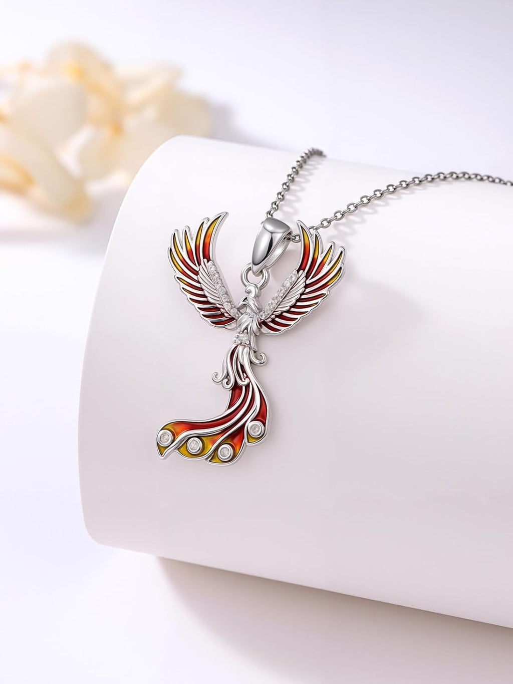 ZBA Natural Diamond Animal Necklaces for Women, 18k Gold Plated 925 Sterling Sliver Fine Jewelry Meaningful Gifts (Color F-G/Clarity I1-I2)
