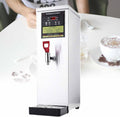 Commercial Automatic Hot Water Dispenser, Stainless Steel Boiling Water Machine, Step Heating, Fast Boiling, Digital Temperature Control, Support Timer, for Coffee, Tea,Silver