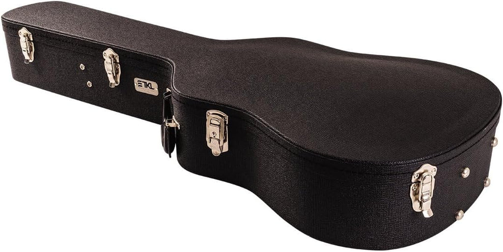 TKL LTD Arch-Top Dreadnought 6/12 String Hardshell Guitar Case (Compatible w/Gibson, Washburn, Takamine, Guild)