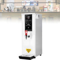 Commercial Hot Water Dispenser, 60°C to 100°C Temperature Adjustable, Built-in Purifier, Step-heating, 60L/H Large Output, for Boba Tea Coffee Office Restaurant White