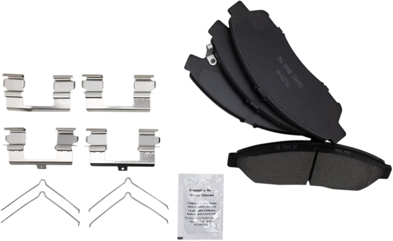 TRQ Front Brake Pad and Rotor Set Ceramic Vented Rotors Compatible with 2007-2013 Acura MDX 2014-2020 RLX 2010-2013 ZDX 2009-2015 Honda Pilot