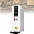 Commercial Water Boiler, Commercial Hot Water Dispenser, Temperature Adjustable, LCD Touchscreen, 60L/H Large Output, for Boba Tea Coffee Office Restaurant White