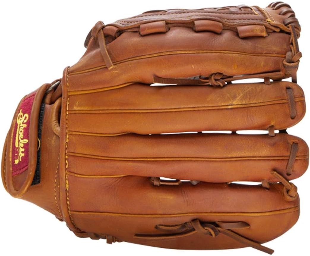 Shoeless Joe Gloves Fast Pitch Basket Weave Web Brown Baseball Glove