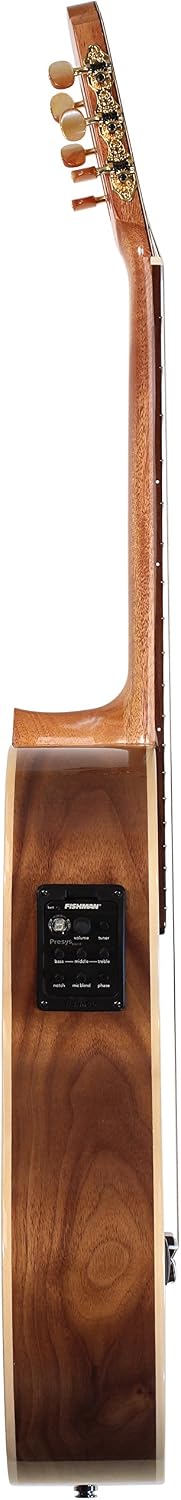 Kremona R65CWC Nylon-String Acoustic-Electric Guitar – Handmade in Europe – Padded Gig Bag Included