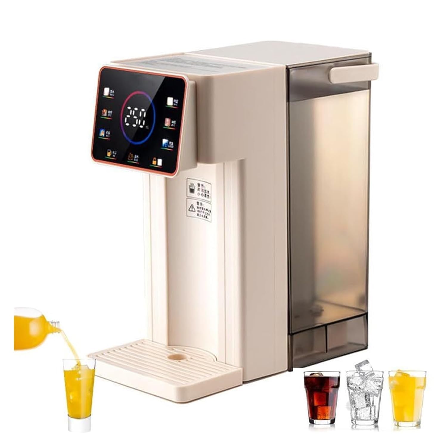 Instant Hot Water Dispenser, 2000W Fast Boil 3L Countertop Water Heater with 6 Temperature Settings, LED Touch Screen, Child Lock, BPA-Free Tank for Home, Office, Kitchen