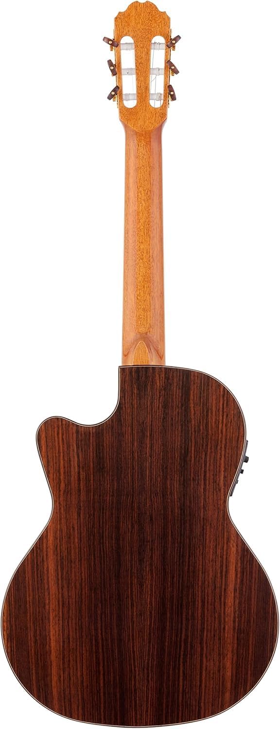 Kremona F65CW – Acoustic/Electric Nylon String Guitar – Handmade in Europe – Padded Gig Bag Included