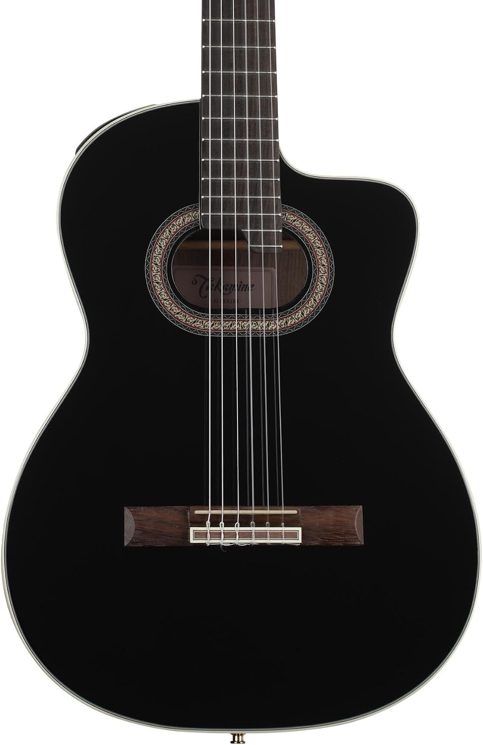 Takamine GC-6CE Nylon String Acoustic-Electric Guitar - Black
