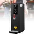 Commercial Hot Water Boiler, Autofill Stainless Steel Tea, Coffee Making Water Heater, Digital Control Panel/Auto Temperature Control, Non Drip Tap, Catering Hot Tea Urn Black