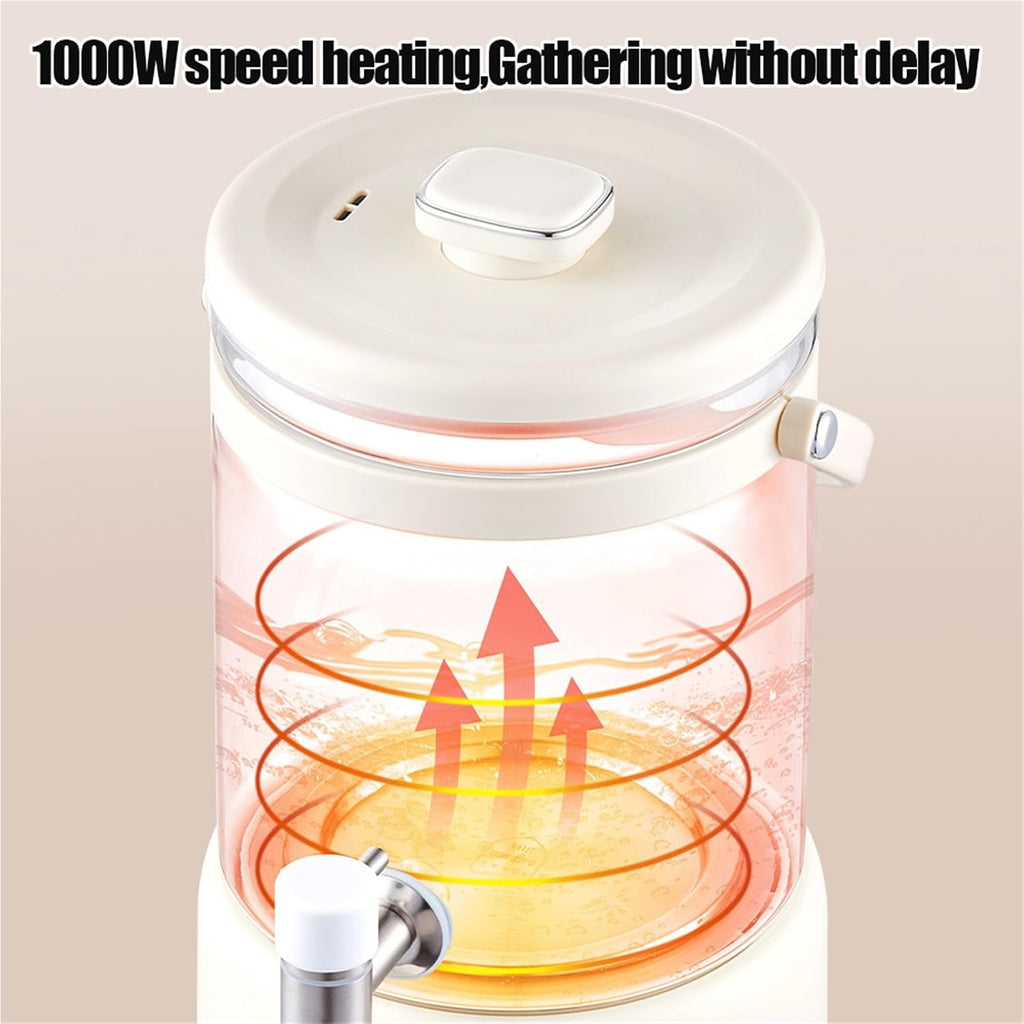 3L Glass Electric Kettle With Touchscreen,Health Pot With Strainer,Adjustable 40–90°C Temperature, 24-Hour Heat Retention, High Borosilicate Glass Body With Detachable Tea Infuser For Brewing