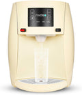 Rivos Spirit Smart Water Dispenser, Hot & Cold Countertop Dispenser, 316 Stainless Steel, Shabbat-Compatible System with Filter & Carbon Filter, Eco-Friendly Home & Office Hydration (Sandstone Beige)