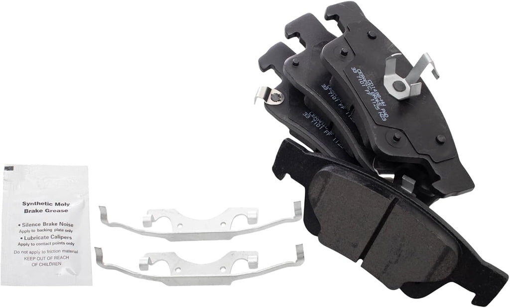 TRQ Front and Rear Brake Pad & Rotor Kit Ceramic Compatible with 2011-2016 Dodge Durango Jeep Grand Cherokee
