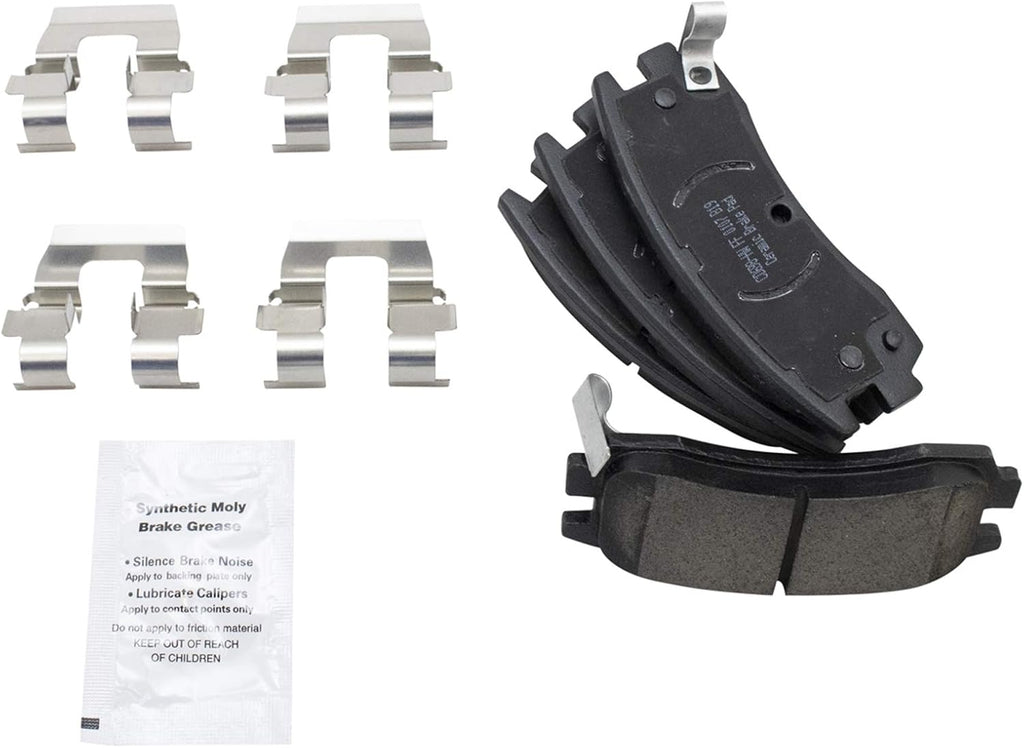 TRQ Front and Rear Brake Pad and Rotor Set Ceramic Compatible with 2000-2005 Chevrolet Impala 2000-2005 Monte Carlo 1998-1999 Oldsmobile Intrigue