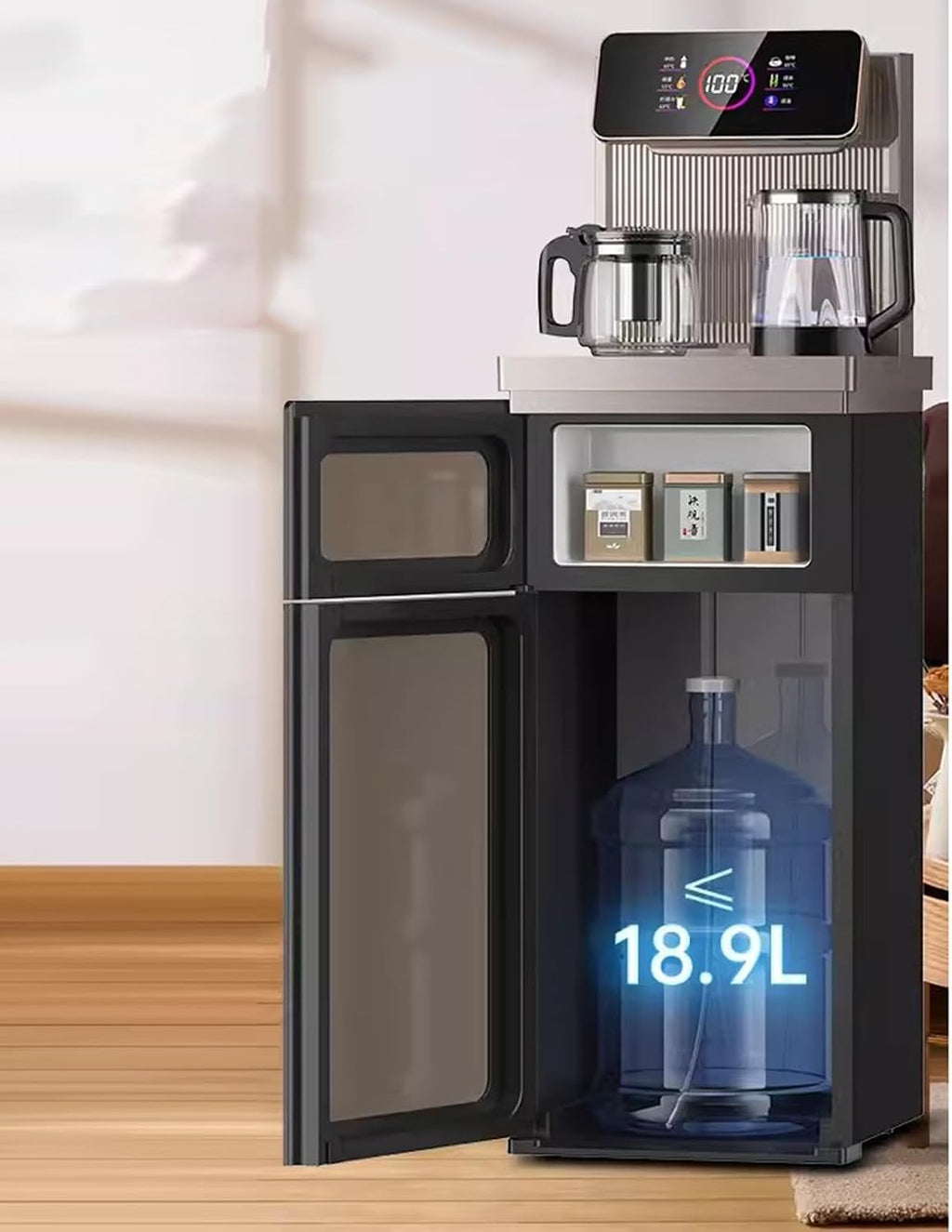 Water Dispenser Vertical Intelligent Water Dispenser Household Bottom Mounted Water Bucket Multifunctional Automatic Bucket Water and Tea Bar Machine Hot & Cold Water Dispensers