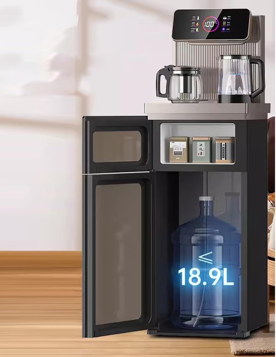 Water Dispenser Vertical Intelligent Water Dispenser Household Bottom Mounted Water Bucket Multifunctional Automatic Bucket Water and Tea Bar Machine Hot & Cold Water Dispensers