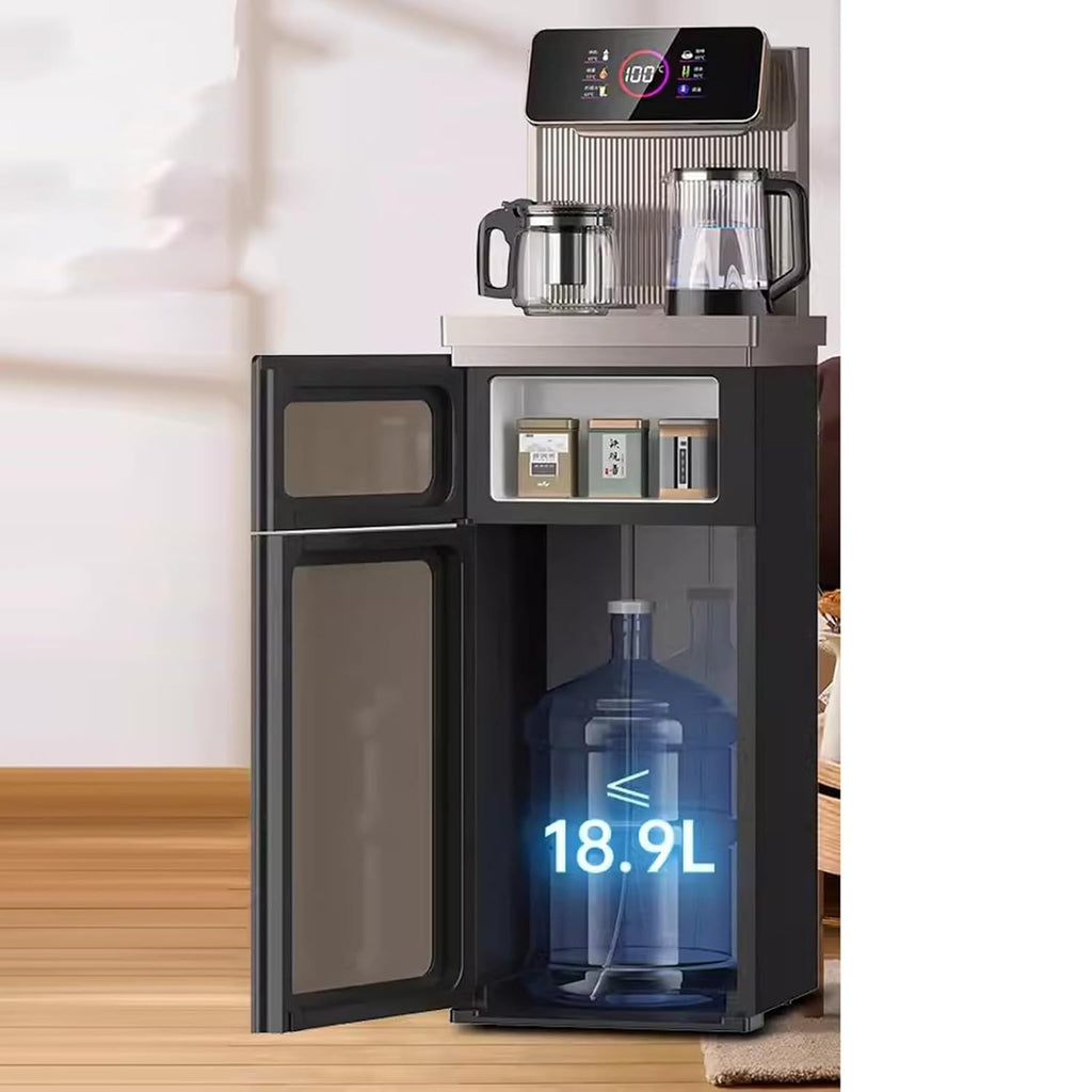 Hot and Cold Water Dispenser Vertical Intelligent Water Dispenser Household Bottom Mounted Water Bucket Multifunctional Automatic Bucket Water and Tea Bar Machine